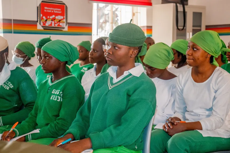 Menstrual Hygiene Corner – Government Girls Science Secondary School (GGSSS), Kuje, Abuja