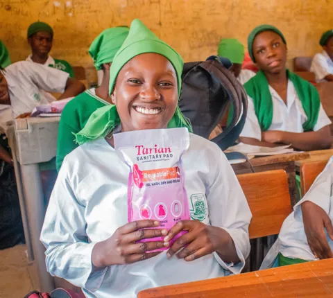 Menstrual Hygiene Corner – Government Girls Science Secondary School (GGSSS), Kuje, Abuja